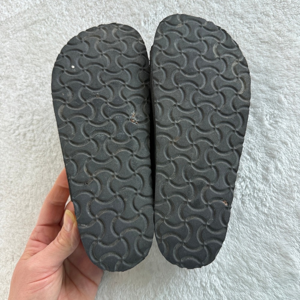 Skechers Luxe Foam Double Strap Slide Sandals Womens Size 6 Black Buckle Casual - Picture 10 of 15